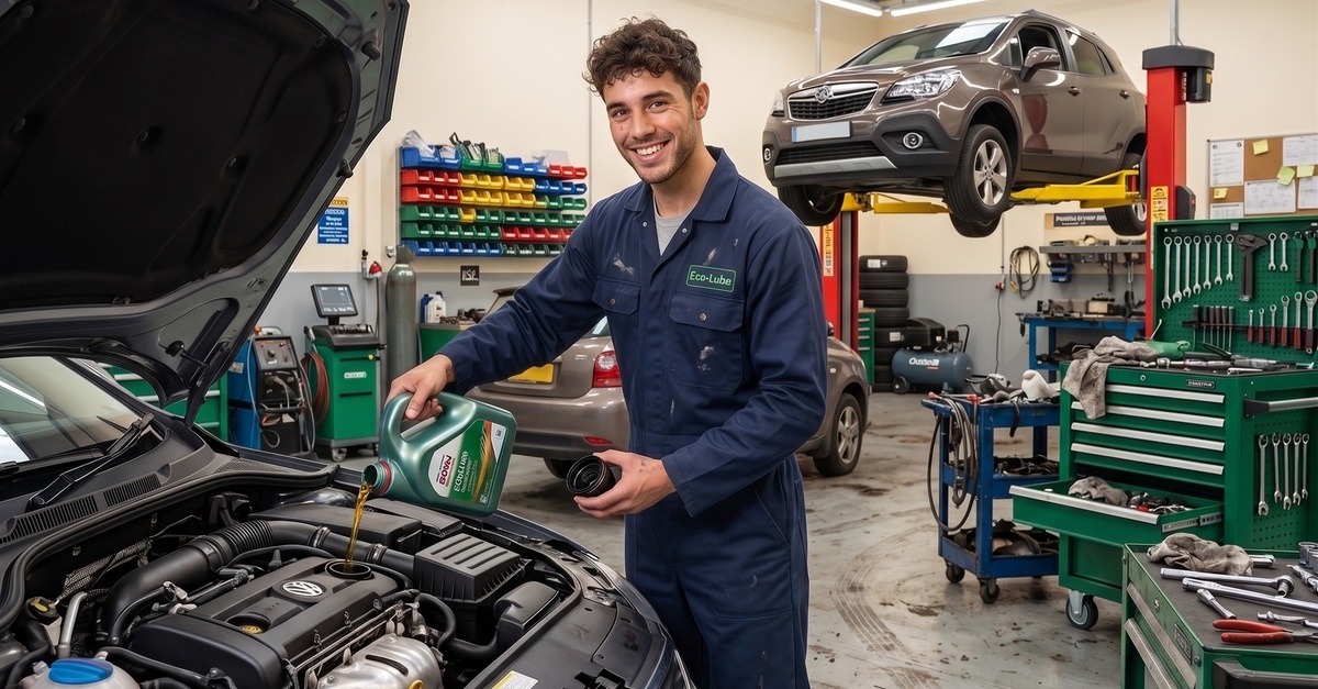 Servicio de mantenimiento de coche con cambio de aceite y revisión pre-ITV en Madrid