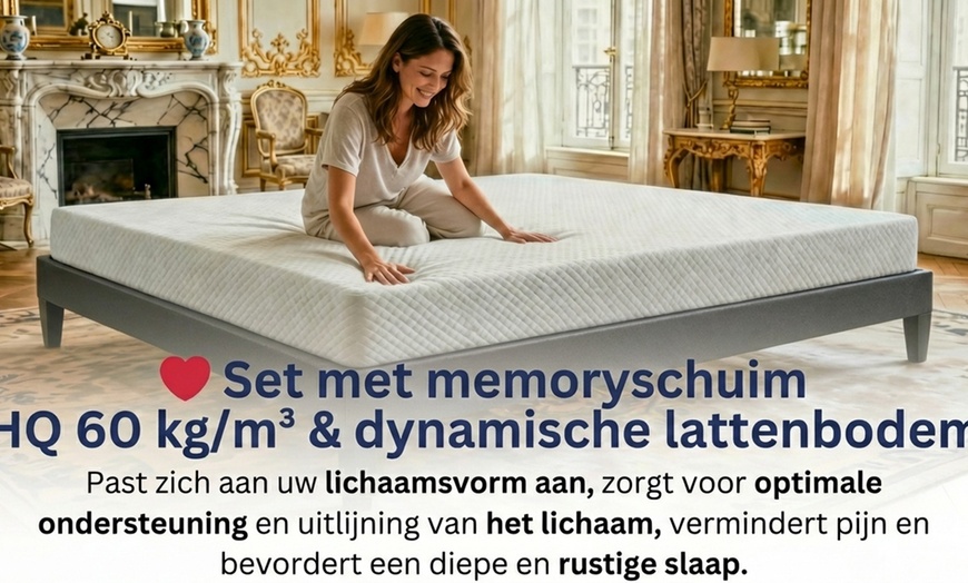 Image 9: Sommier, avec matelas au choix