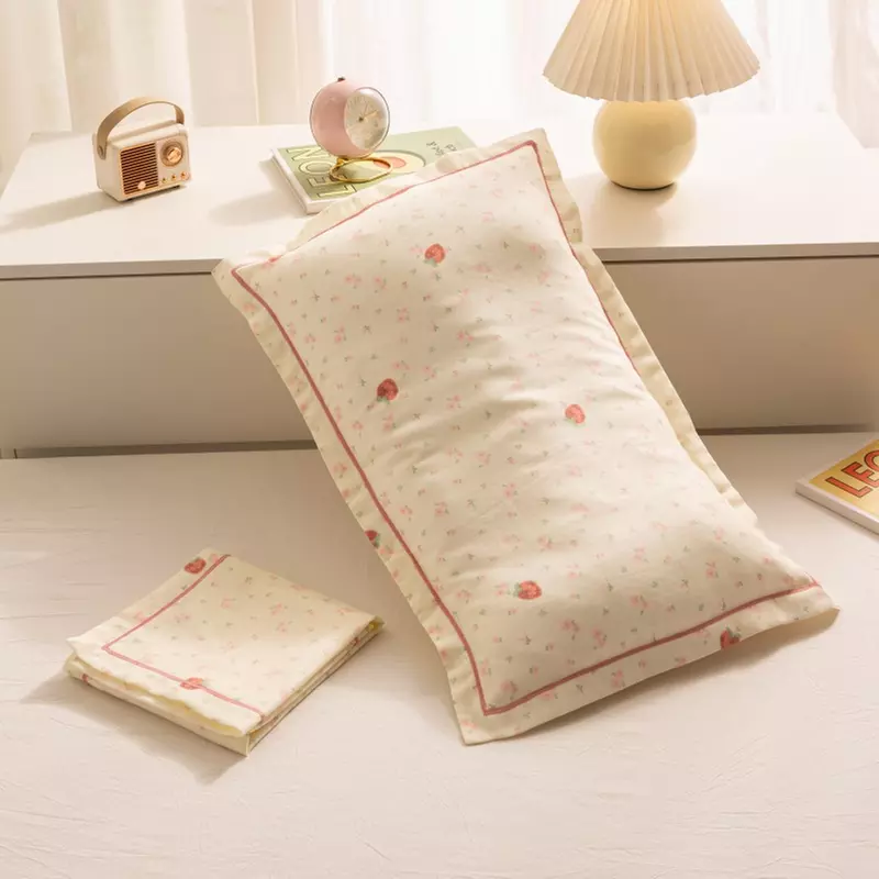 Breathable Pure Cotton Kids Pillowcase Pair