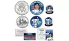 Shohei Ohtani "SHOTIME" LA Dodgers Licensed JFK & QTR 2-Coin w/ Bonus Card