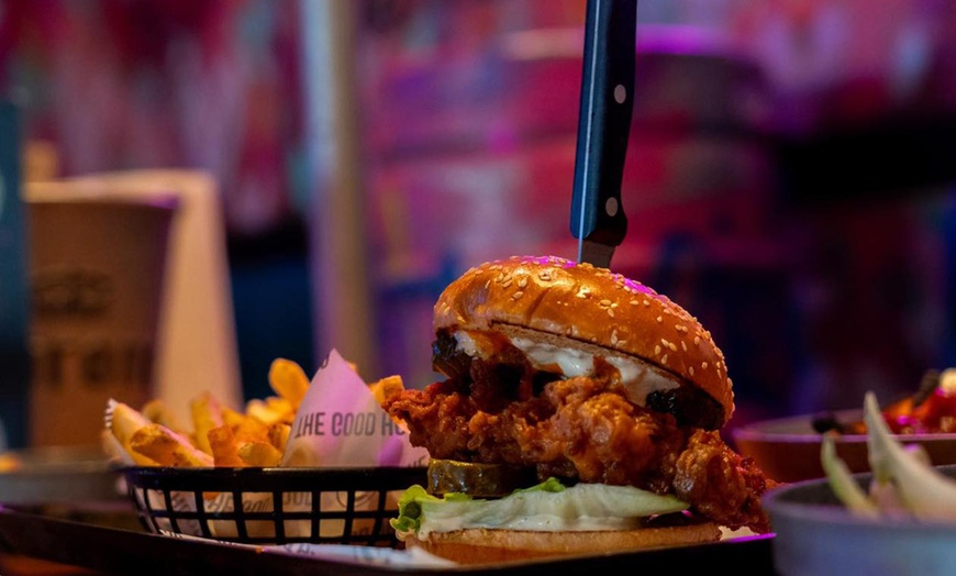 Image 4: Burger & Fries Combo for 1, 2, or 4 – Grab a Bite or Feast Together