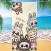 Image 9: Labubu Inspired Cute Beach Towel
