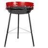 Image 1: Generise Portable Round Chargrill BBQ Grill Set