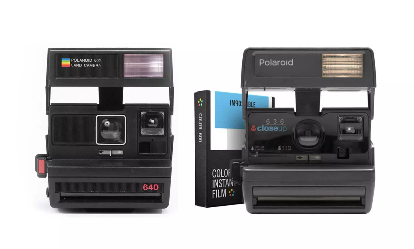 Impossible Polaroid 600 Square Instant Film Camera - Primary Image