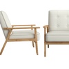 Image 10: Sillón con acolchado suave o de rizo y patas de madera, de Doosense