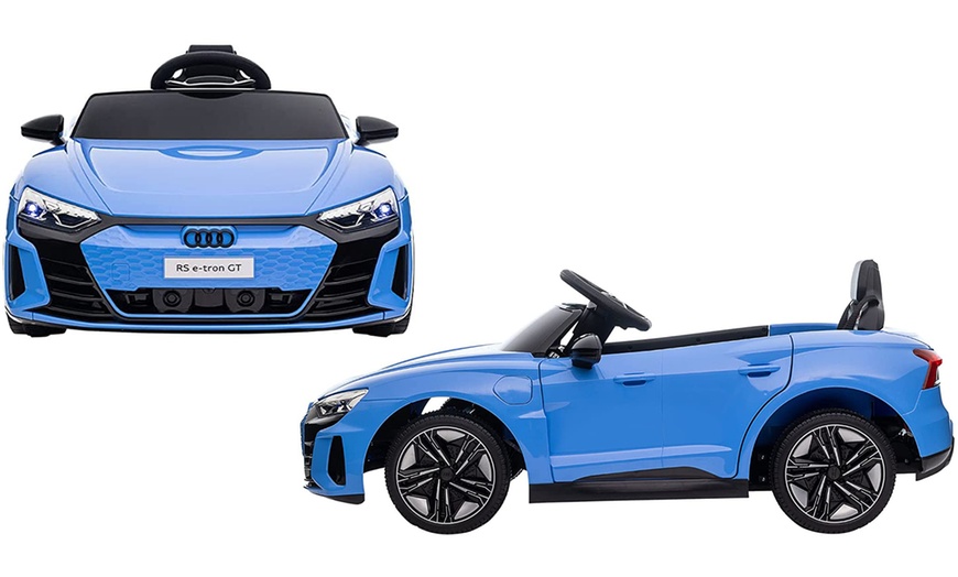 Image 4: HomCom Audi RS e-tron GT Licensed Kids Electric Ride On Car