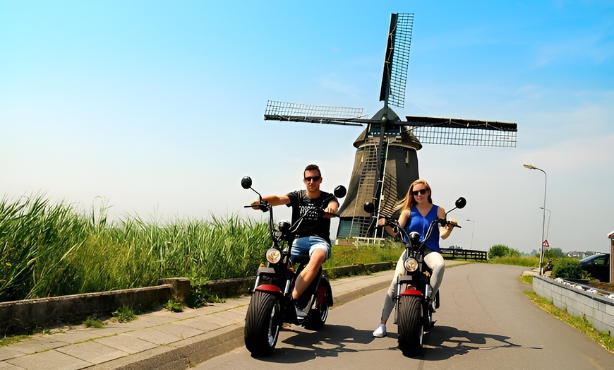 Image 1: Toer geruisloos door weidse natuur op een stoere E-Chopper