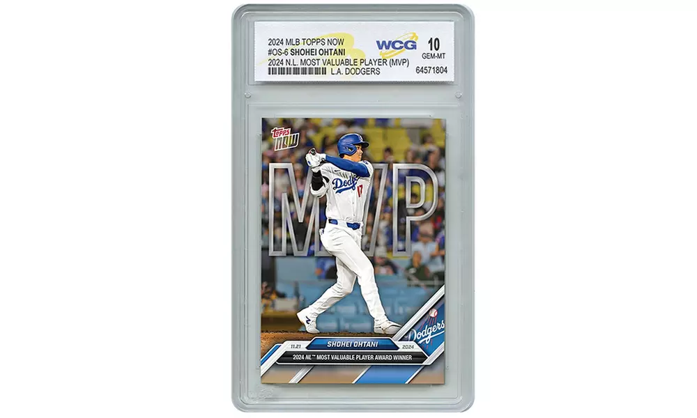 2024 MLB Topps Now Shohei Ohtani MVP Card #OS-6 Certified Gem Mint 10