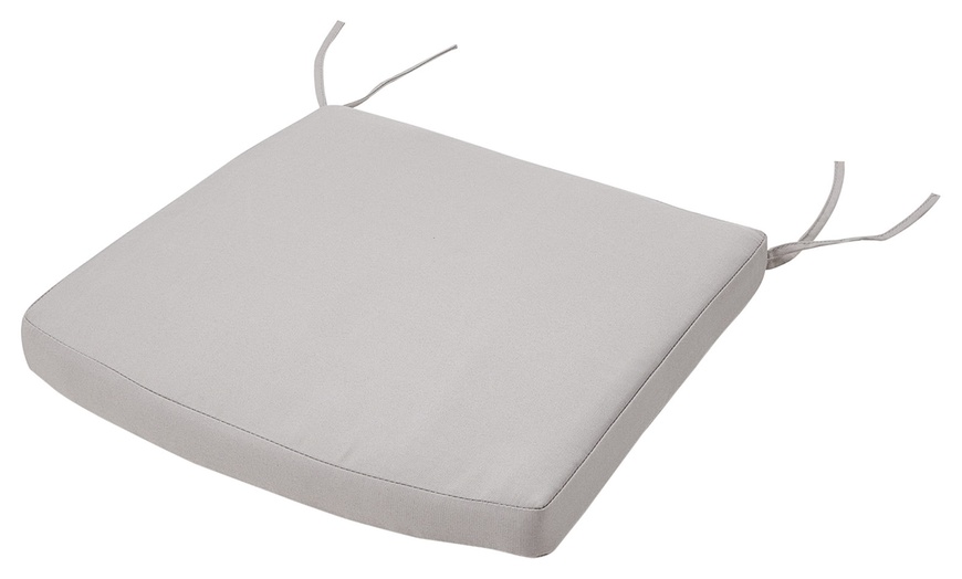 Image 3: Set of Two Retro Cast Aluminum Garden Armchairs