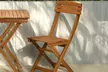 3-Piece Acacia Wood Folding Garden Bistro Set - Image 4