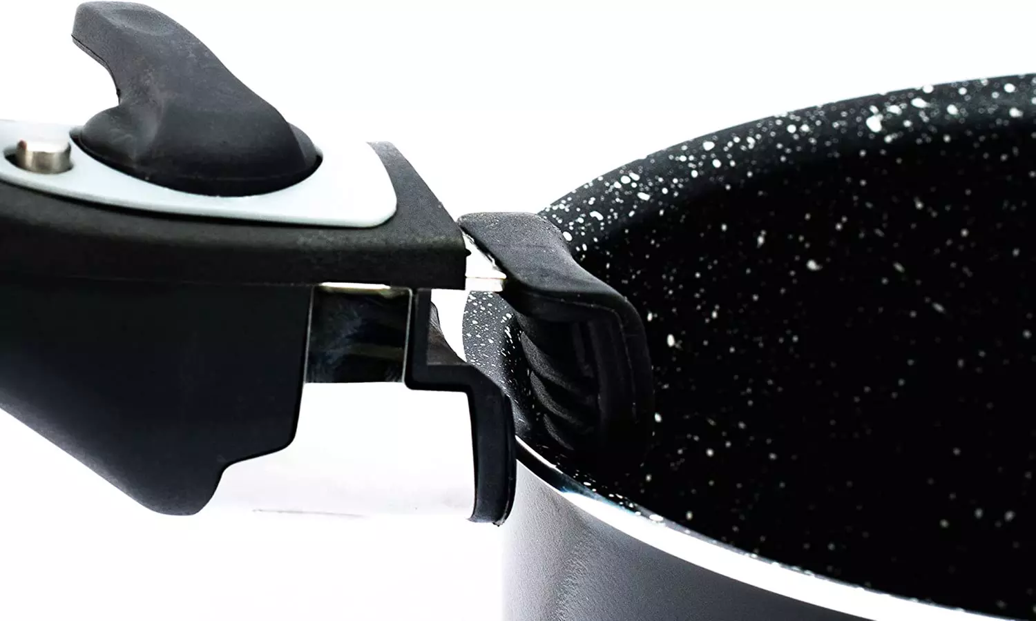 5-, 7-, oder 17-tlg. Herzberg Kochgeschirr-Set mit abnehmbarem Griff