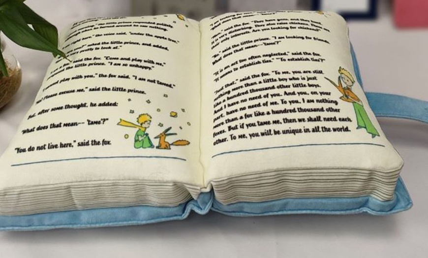Image 5: Cartoon Inspired Book Shaped Pillow Cushion