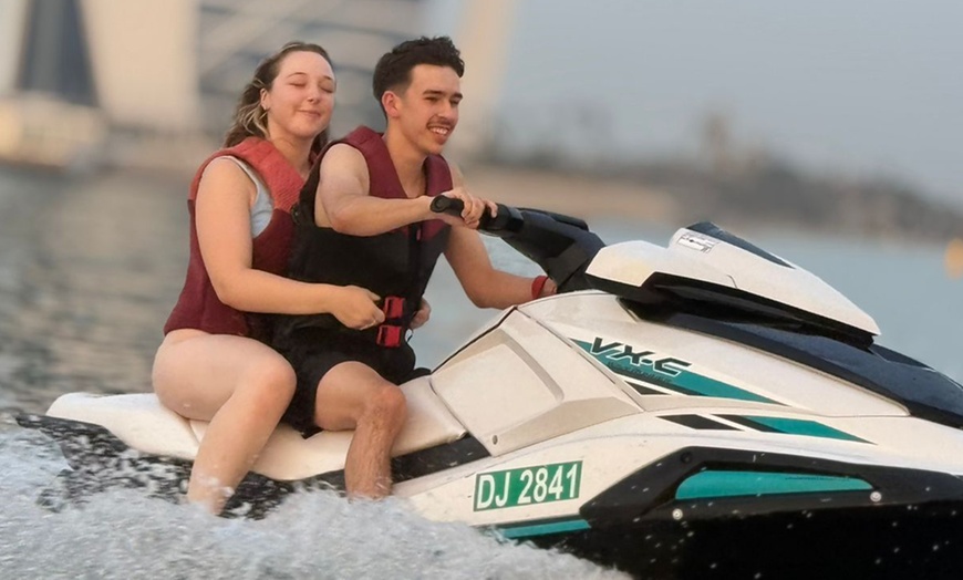 Image 1: 30- or 45-Minute Jet Ski Rental for up to Two