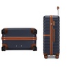 Image 37: KONO Stylish Stripe Design Suitcase with Spinner Wheels