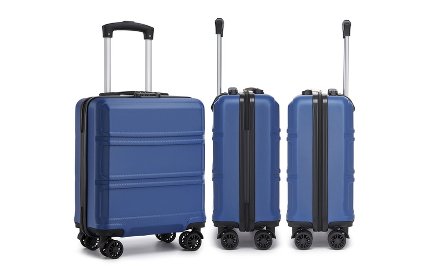 Image 18: Valise cabine en ABS, 45 x 36 x 20 cm, capacité d'environ 28 L