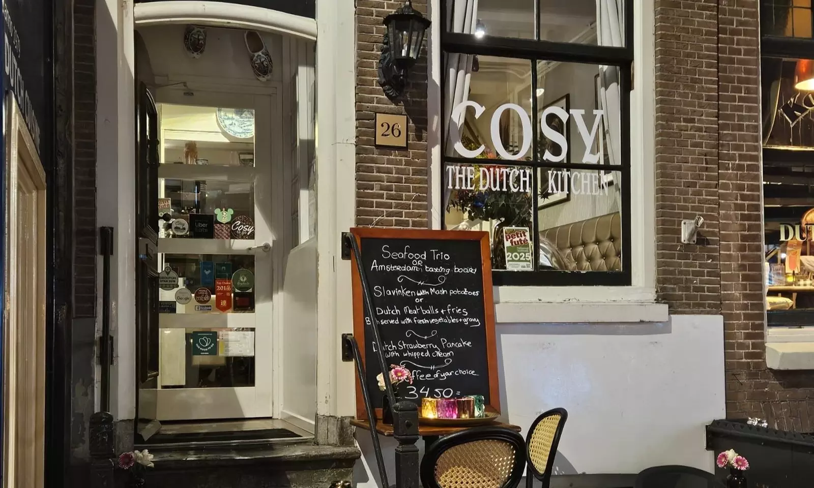 Hollands glorie: 3-gangenmenu voor lunch of diner in Amsterdam