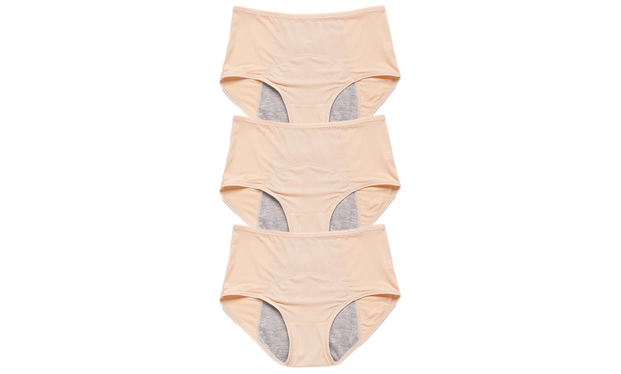 Image 2: 3Pcs Menstrual Period Underpants