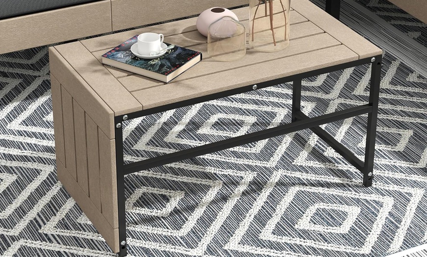 Image 6: Outsunny Three-Piece Garden Furniture Set