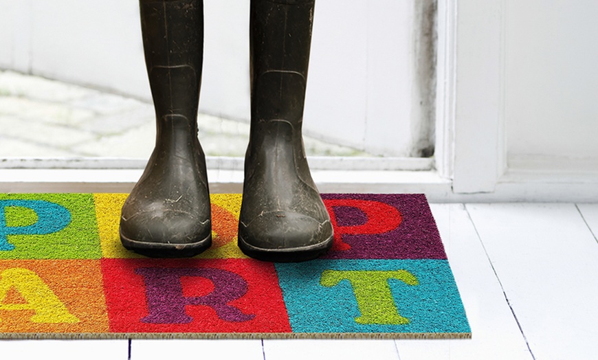 Image 83: Antislip kokosnoot deurmat