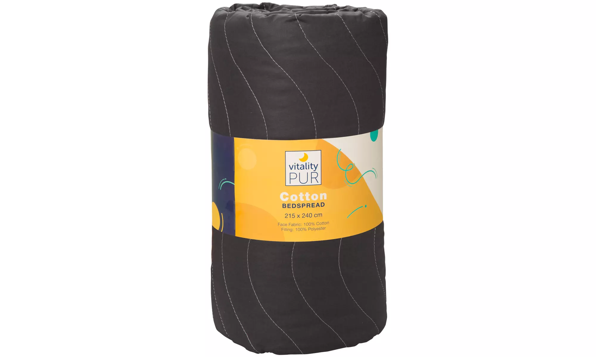 Tagesdecke mit Wellen-Steppung