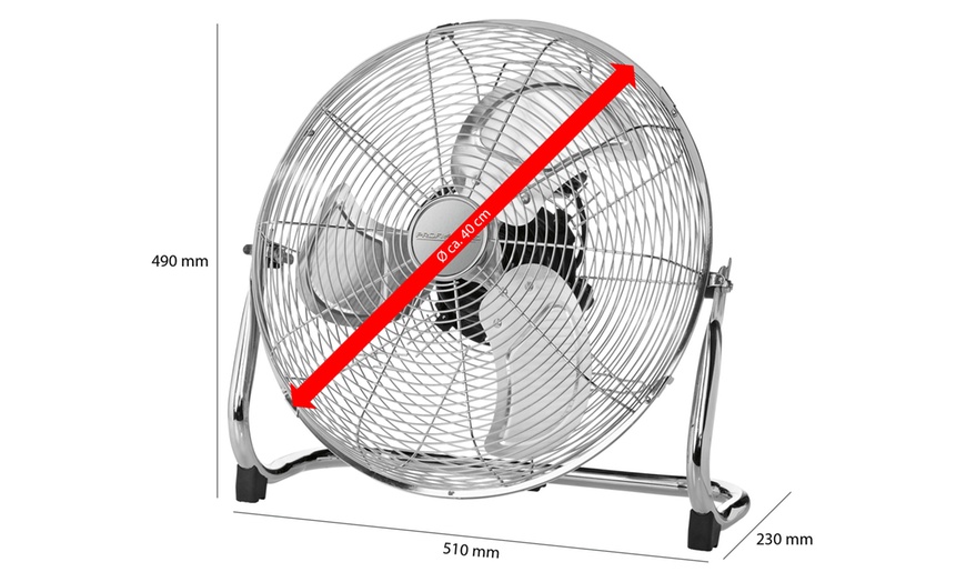 Image 9: Ventilador de acero inoxidable de diseño de ProfiCare