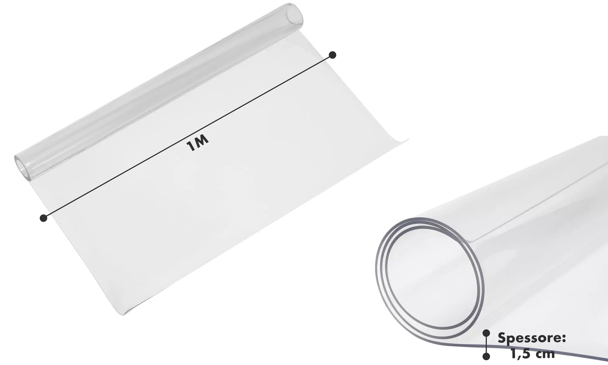 PVC-Tischschutzfolie 1,5 mm