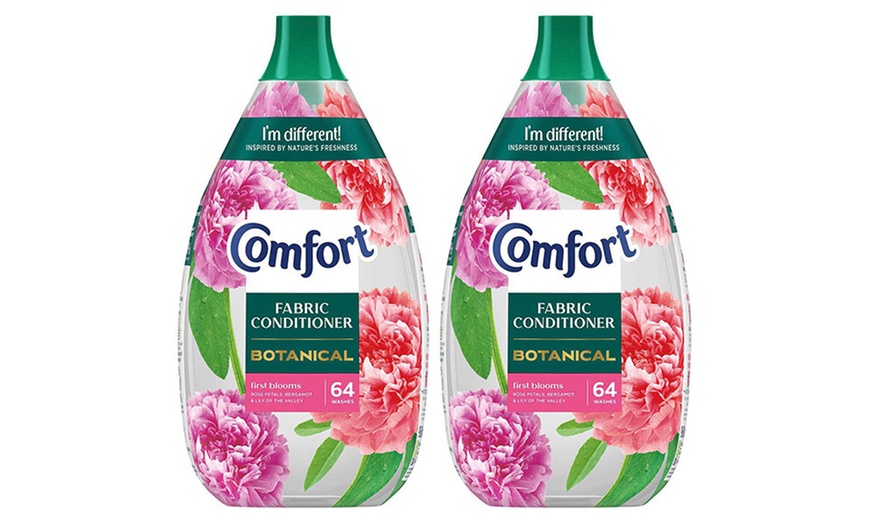 Image 5: Two Packs of Comfort Botanical Fabric Conditioners in Various Scents