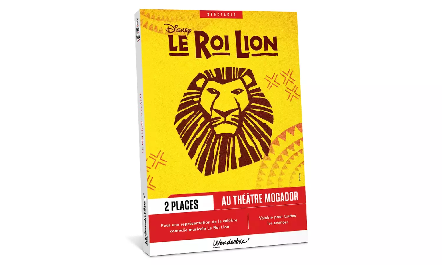 2 places pour la comédie musicale du Roi Lion au Théâtre Mogador