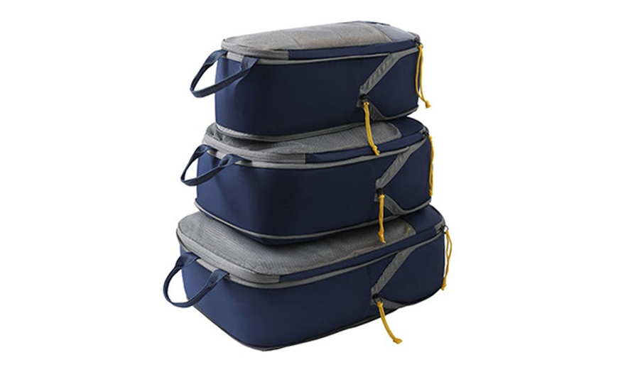 Image 10: 3-Piece Compression Packing Storage Bag Set