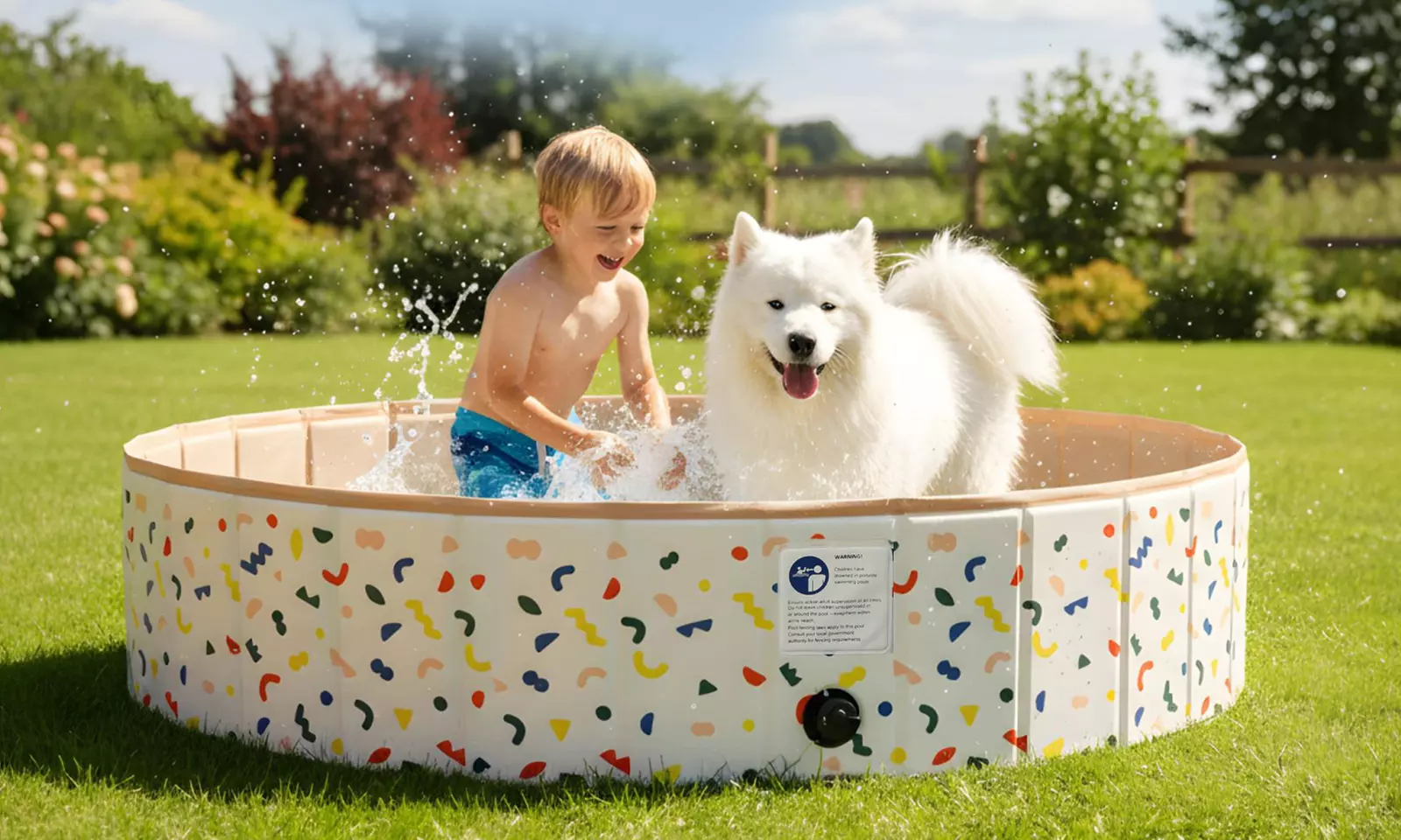 Skylos Pet Cooling Range – Foldable Pool and Interactive Splash Pad