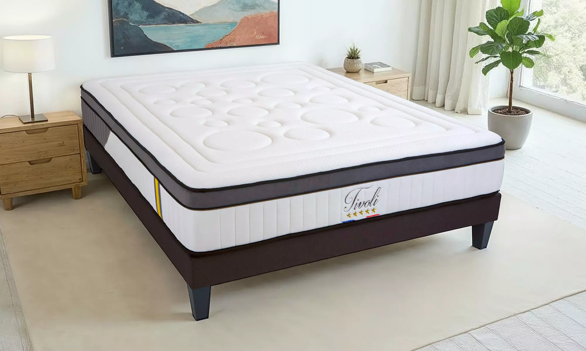 Matelas Tivoli avec mousse à mémoire de forme, 25 cm
