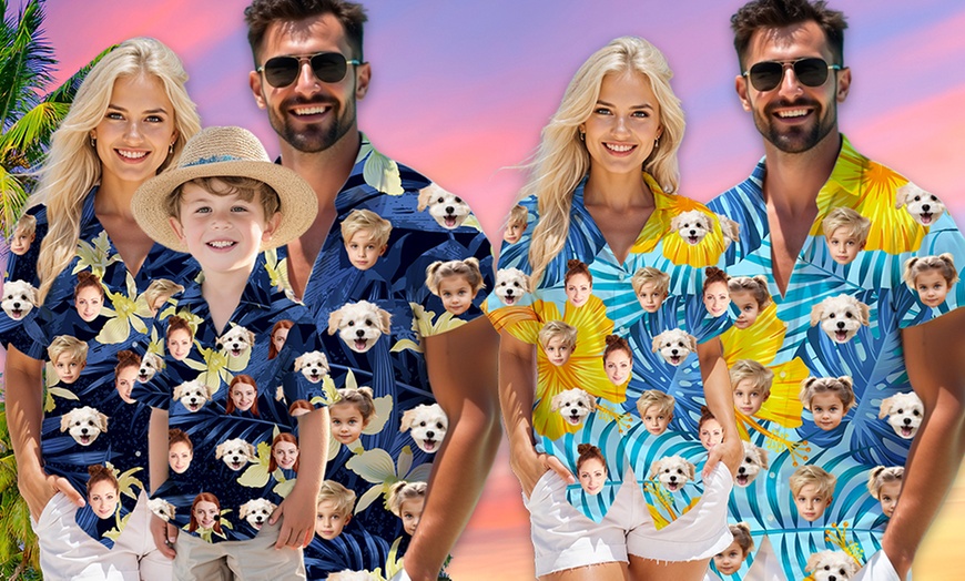 Image 5: Personalized Hawaiian Shirts for the Whole Family (Up to 86% Off)