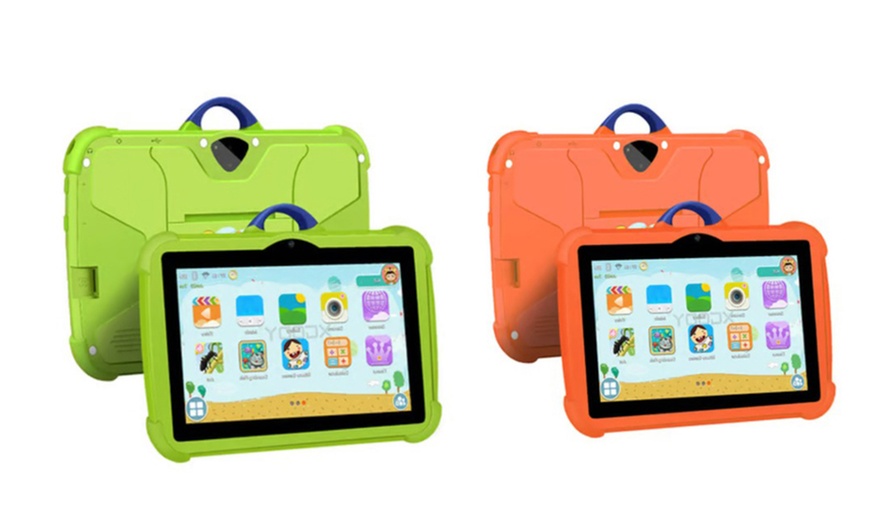 Image 11: 1x oder 2x 7-Zoll-Android-Tablet für Kinder