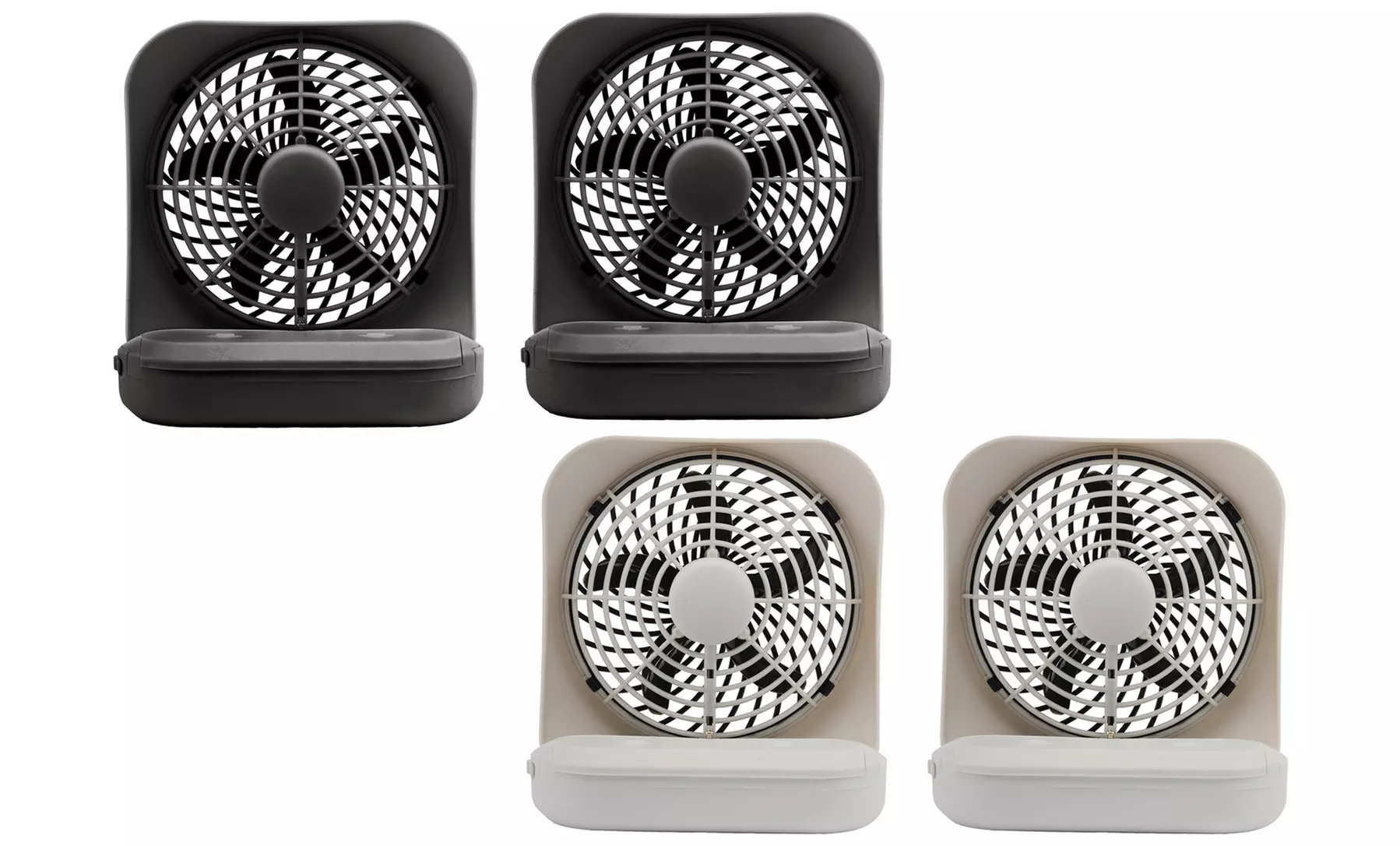O2Cool 5" Portable 2-Speed Battery Operated Fan (2-Pack) - Primary Image