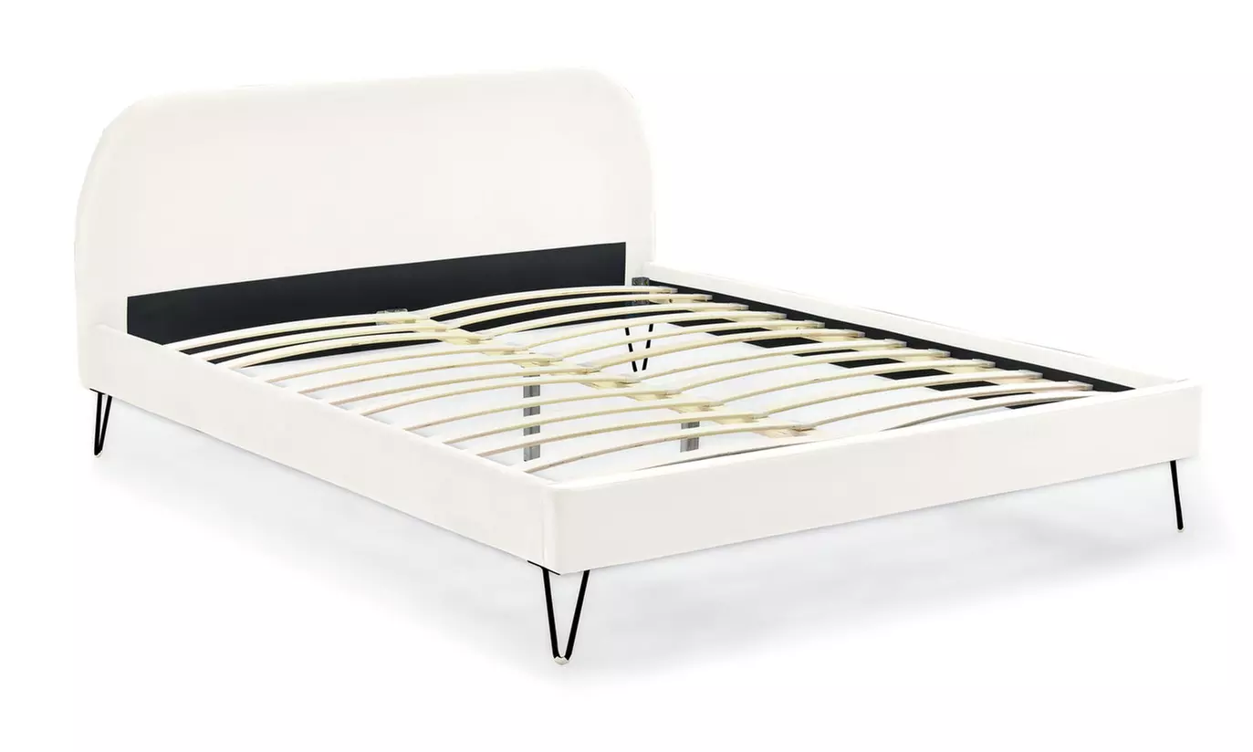 Lit velours "Garbera" 140 x 190 cm ou 160 x 200 cm de Kocoon