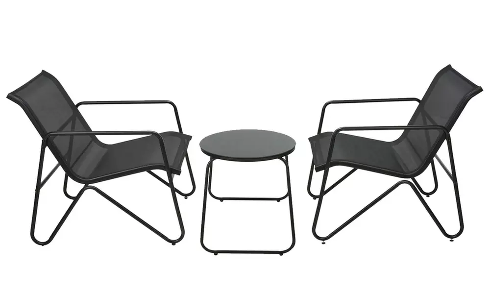 Three-Piece Outdoor Bistro Garden Furniture Set