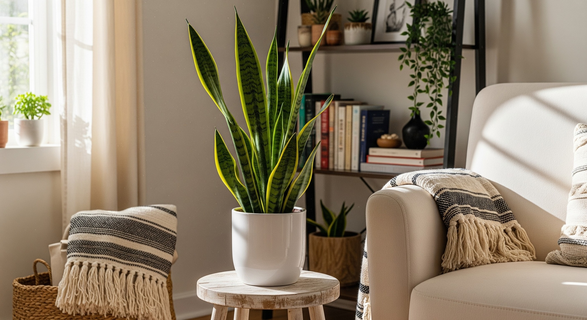 Air Purifying Snake Plant 'Laurentii' from House Plant Shop with Free Shipping (Up to 15% Off)