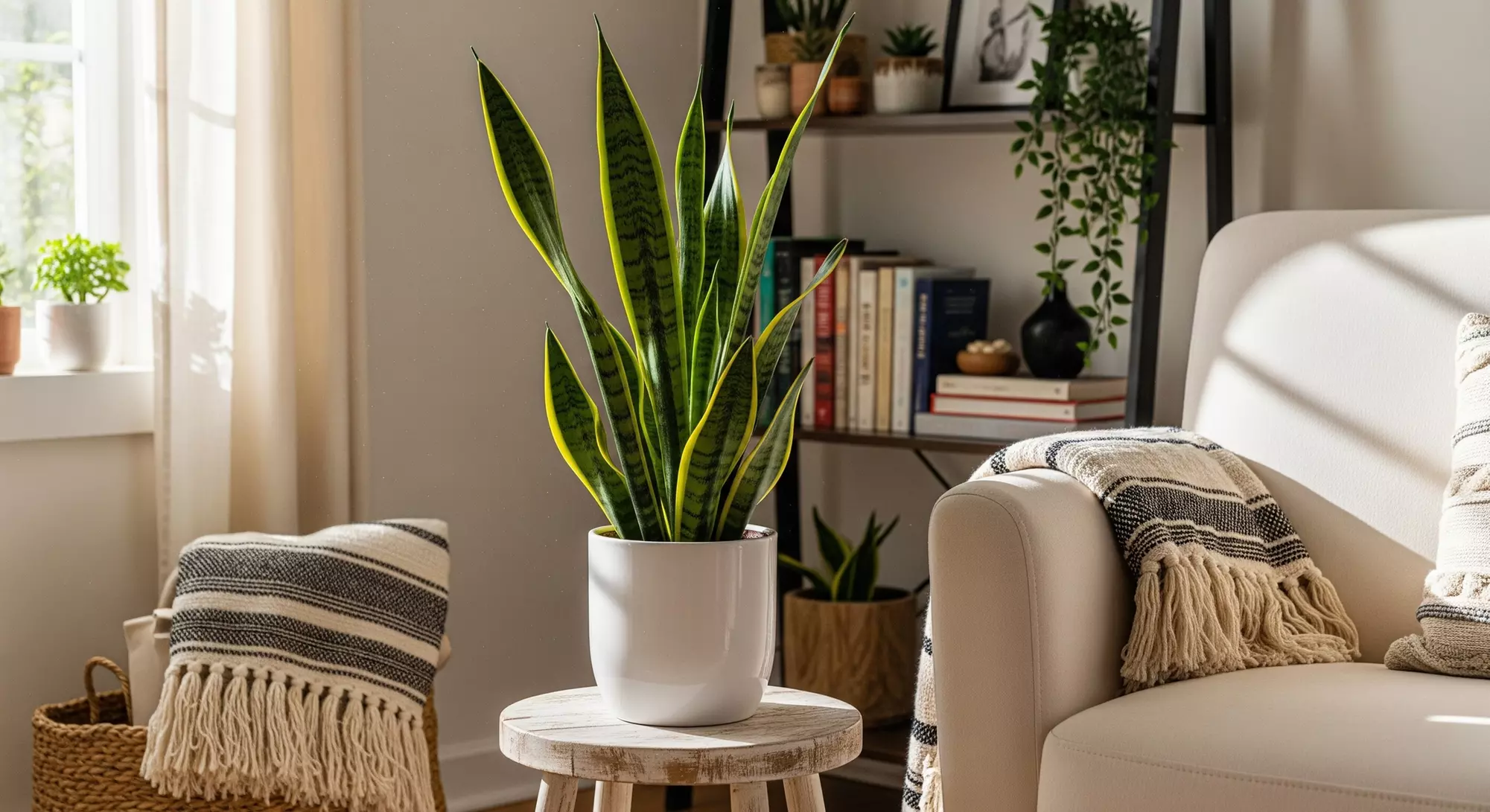 Air Purifying Snake Plant 'Laurentii' from House Plant Shop with Free Shipping (Up to 15% Off)