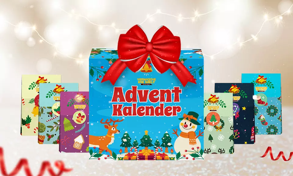 Adventskalender mit internationalen Leckereien von Vernasche die Welt (25% sparen) - Second Medium