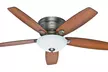 Hunter 46" or 52" Flush-Mount Ceiling Fans (Manufacturer Refurbished) - Second Medium