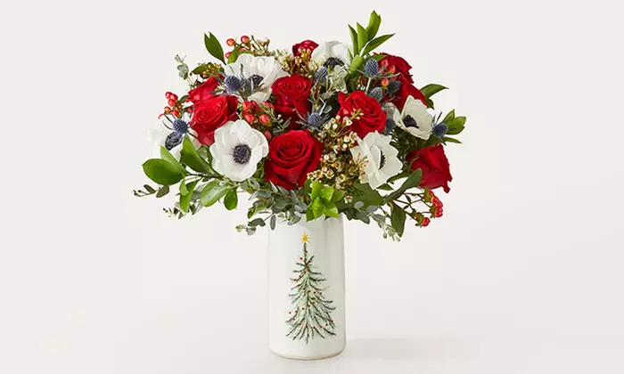 ProFlowers Radiantly Fresh Christmas Flowers and Gifts with Same Day Delivery Up to 64% Off
