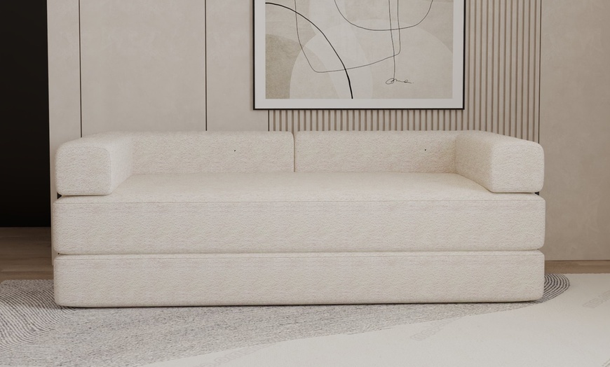 Image 8: Sliding Wardrobes 4 U Three-Seater Smart Convertible Sofabed