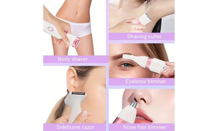 Image 8: 5-in-1 Rechargeable Electric Shaver