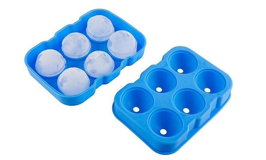 Image 6: Moule à glaçons en silicone alimentaire, 6 glaçons