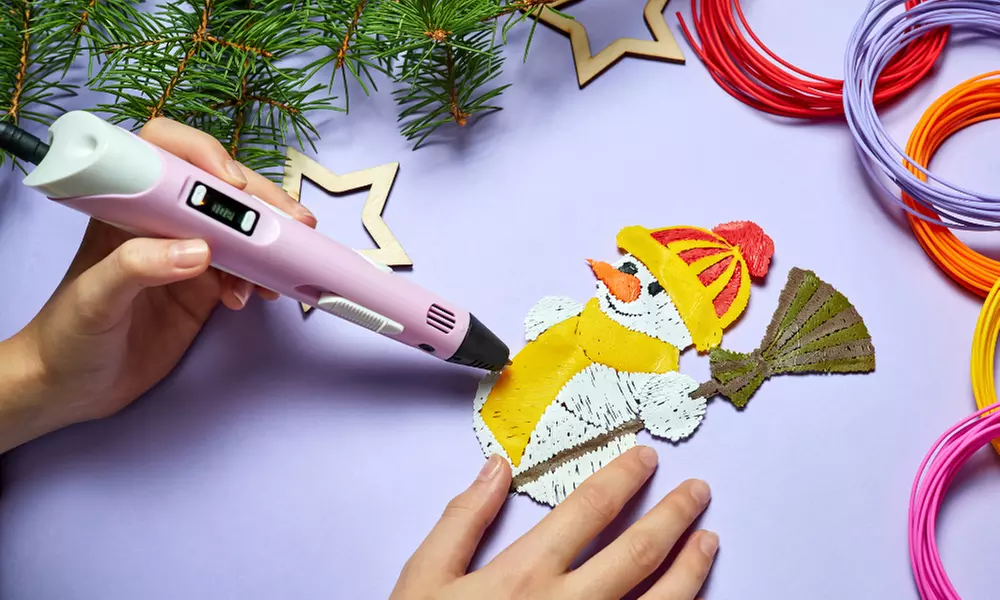 3D-Stift mit LCD-Bildschirm und/oder 3 m PLA 3D-Filamente