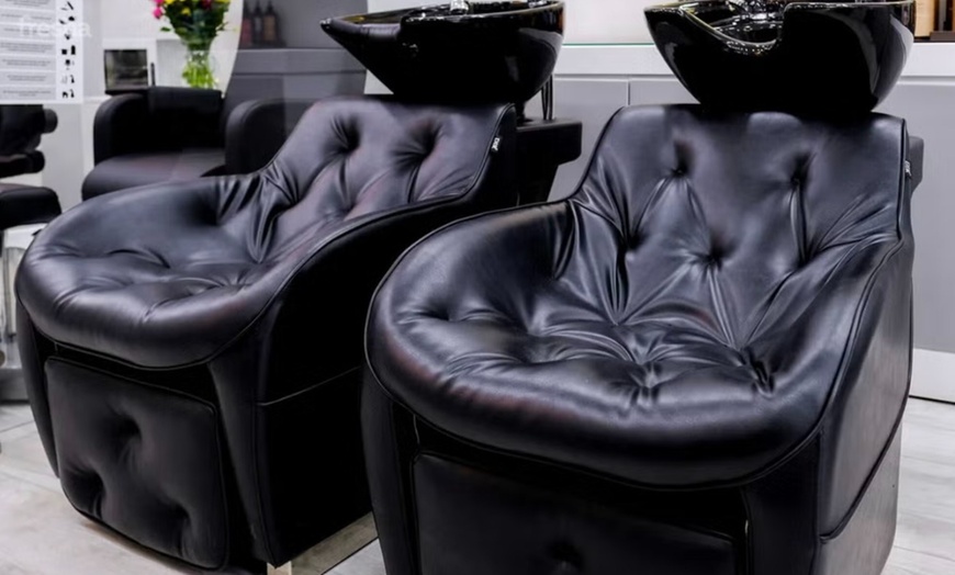 Image 2: Wash, Cut, Blow-Dry with Condition and Half Highlights or Full Colour