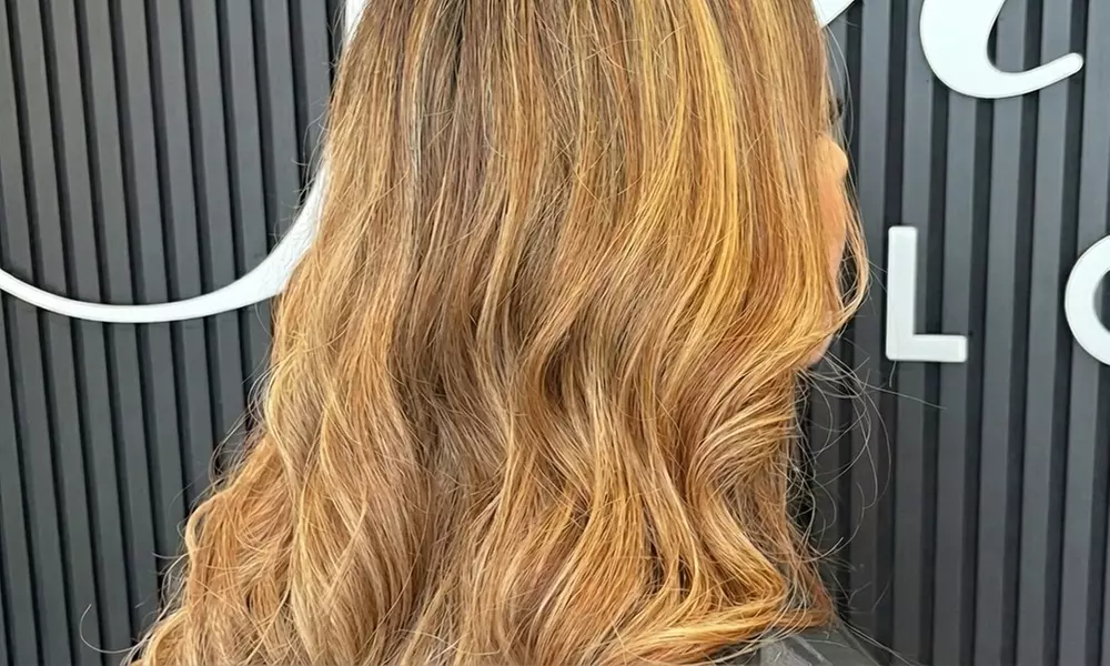 Women Partial Highlight with Wash, Style and Optional Root Touchup
