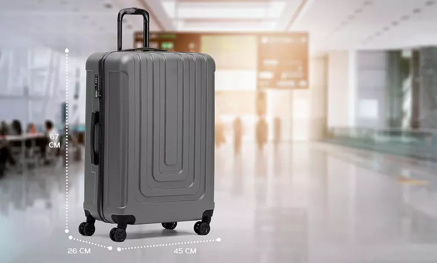 Image 22: 8 Wheel Premium Travel Suitcase TSA Lock Highly Durable 100+ Airline Approved