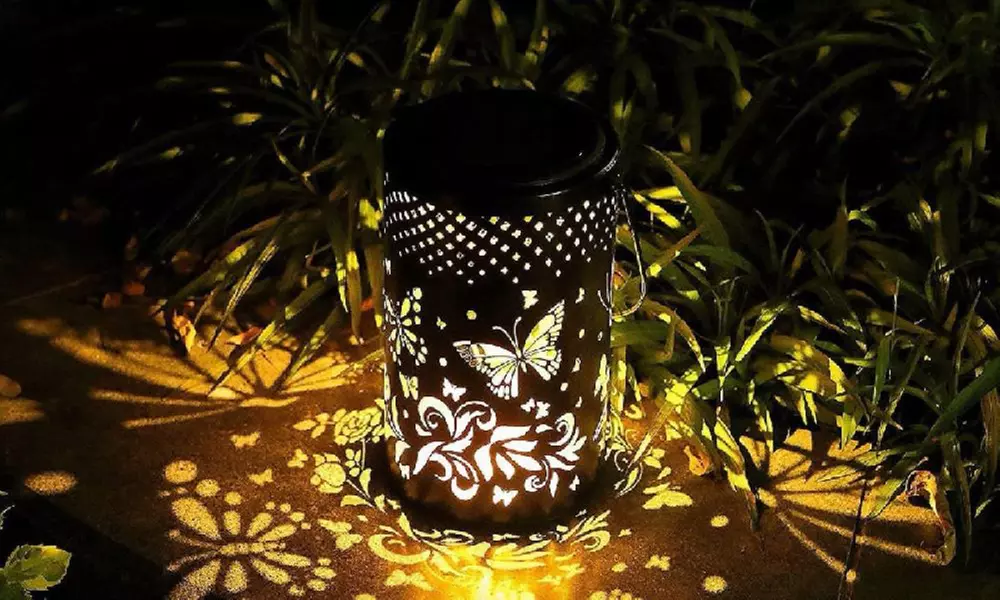 One or Two Solar-Powered Butterfly Lights