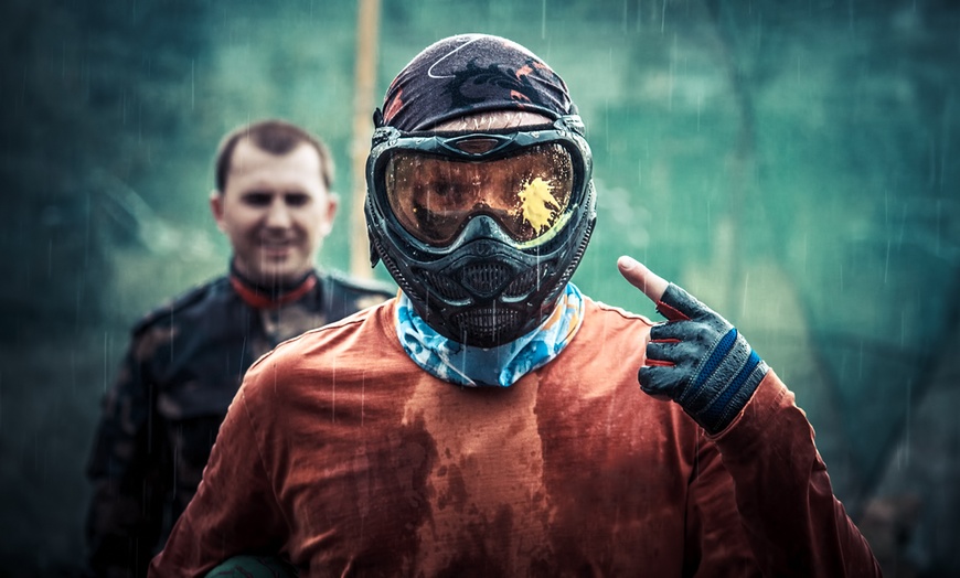 Image 1: Enjoy 3 Hour Paintball Session + 100 Paintballs For Up to Six People